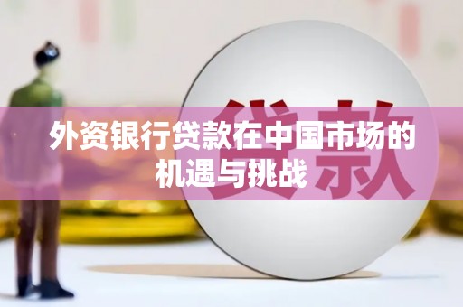 莲都外资银行贷款在中国市场的机遇与挑战