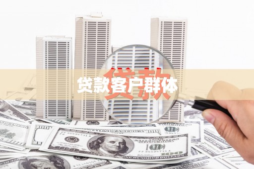 莲都贷款客户群体