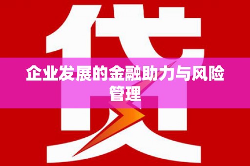 莲都企业发展的金融助力与风险管理