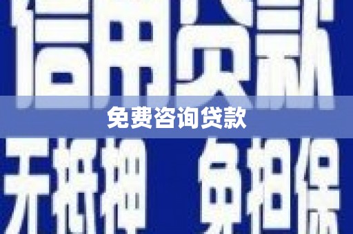 莲都免费咨询贷款