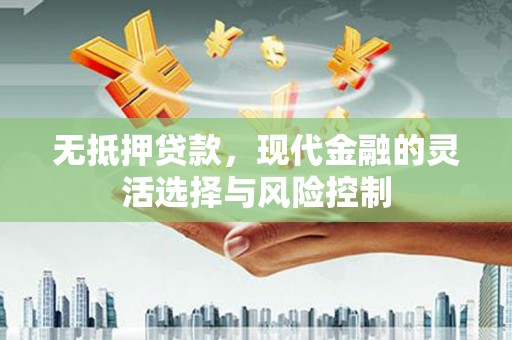 莲都无抵押贷款，现代金融的灵活选择与风险控制