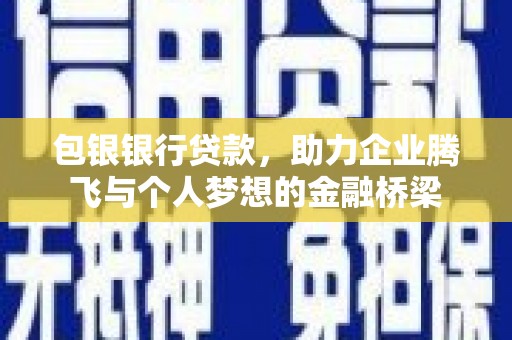 莲都包银银行贷款，助力企业腾飞与个人梦想的金融桥梁