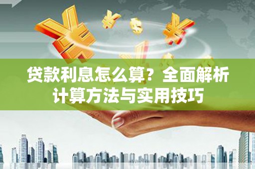 莲都贷款利息怎么算？全面解析计算方法与实用技巧