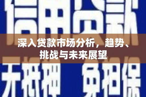 莲都深入贷款市场分析，趋势、挑战与未来展望