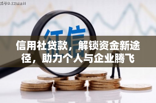 莲都信用社贷款，解锁资金新途径，助力个人与企业腾飞