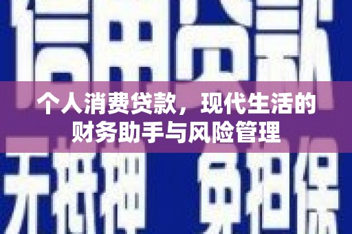 莲都个人消费贷款，现代生活的财务助手与风险管理