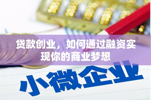 莲都贷款创业，如何通过融资实现你的商业梦想