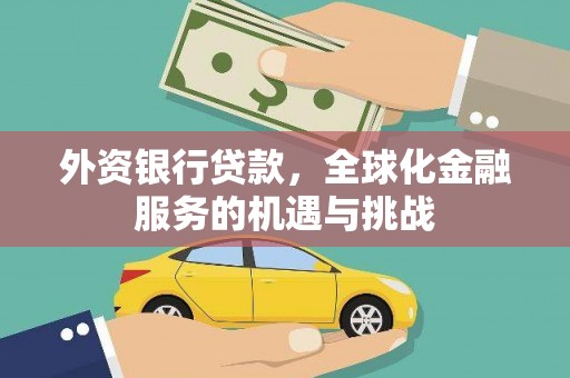 莲都外资银行贷款，全球化金融服务的机遇与挑战