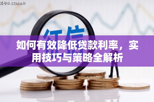 莲都如何有效降低贷款利率，实用技巧与策略全解析