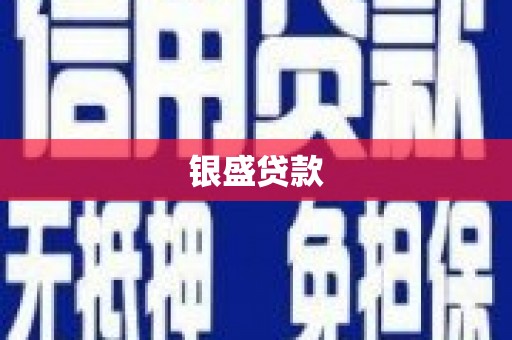 莲都银盛贷款