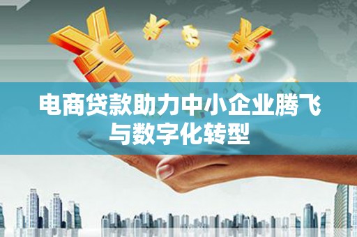 莲都电商贷款助力中小企业腾飞与数字化转型