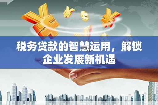 莲都税务贷款的智慧运用，解锁企业发展新机遇