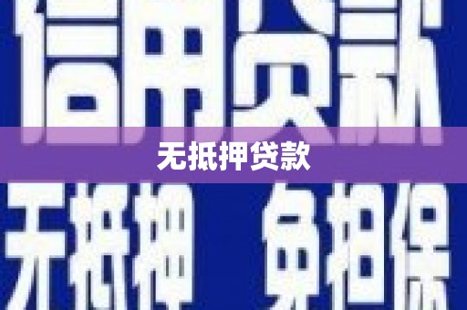 莲都无抵押贷款