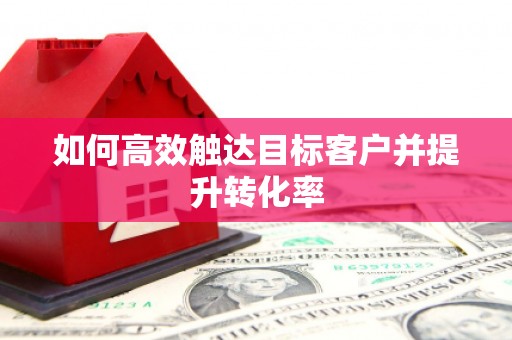 莲都如何高效触达目标客户并提升转化率