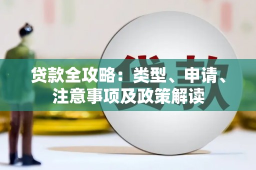 莲都贷款全攻略：类型、申请、注意事项及政策解读